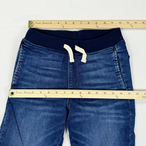 J. Crew Crewcuts Kids New Fit Drawstring Stretch Jean Size 12 Blue - Picture 8 of 13
